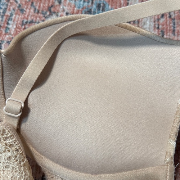 Maidenform Lacy‎ Demi Coverage Push-Up UW Multi-Way Bra Nude NWT 36A - Picture 11 of 14